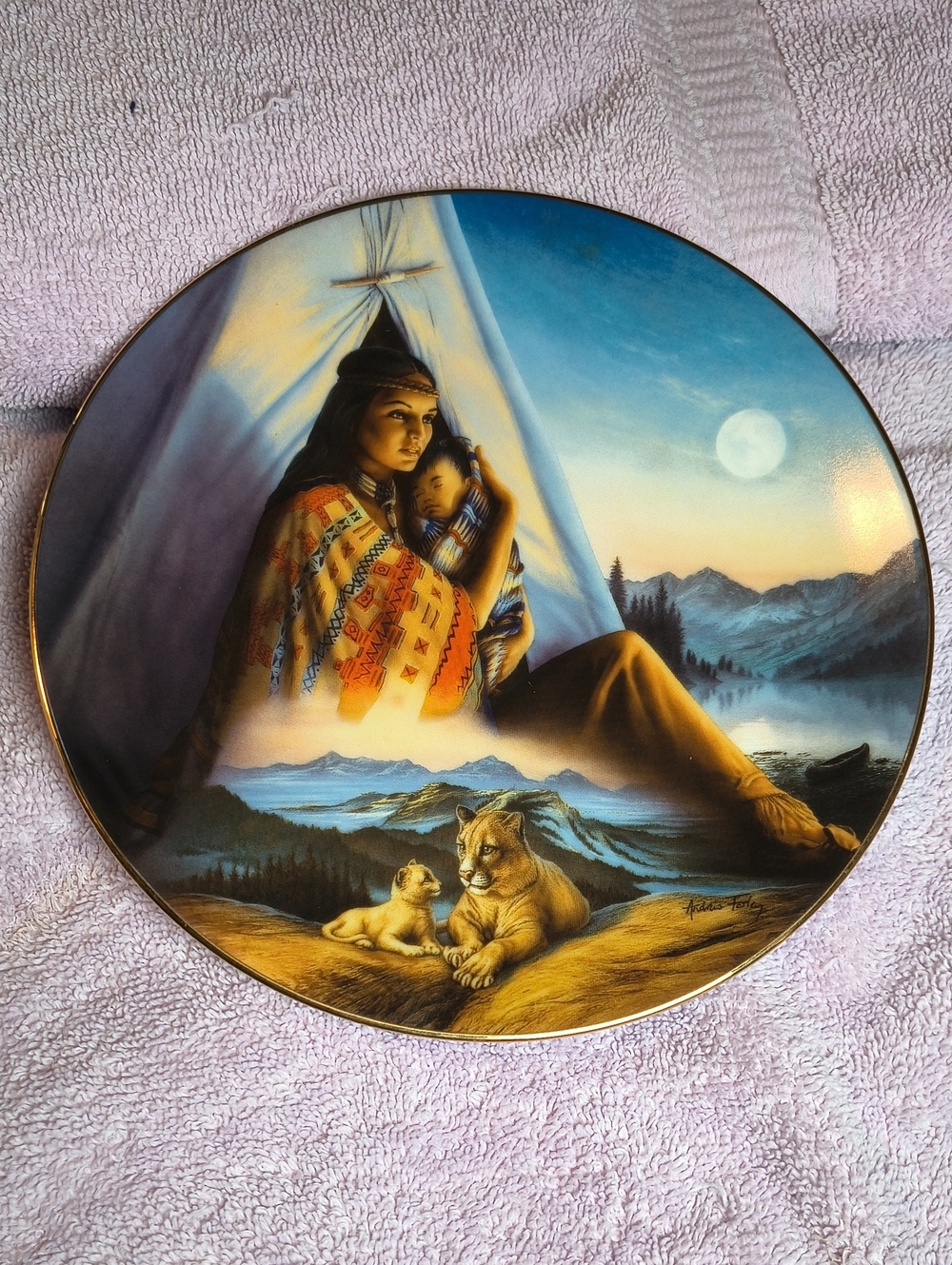 Protector Of The Child Decorative Wall Plate